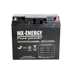 MX-Energy 12V 17Ah Underhållsfritt Blybatteri