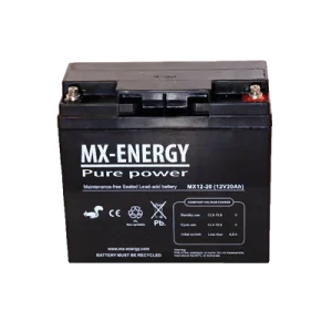 MX-Energy 12V 20Ah Underhållsfritt Blybatteri - MX12-20