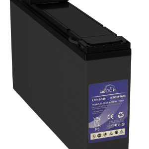 12V AGM Frontterminal batteri 125Ah för UPS och telekom